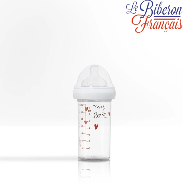【法國Le Biberon Francais】小法國奶瓶 210ml(寬口 防脹氣 Tritan材質)