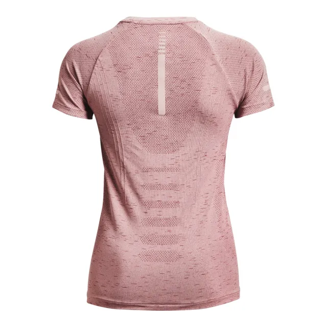 【UNDER ARMOUR】UA 女 Seamless 短袖T-Shirt _1365626-676(粉)