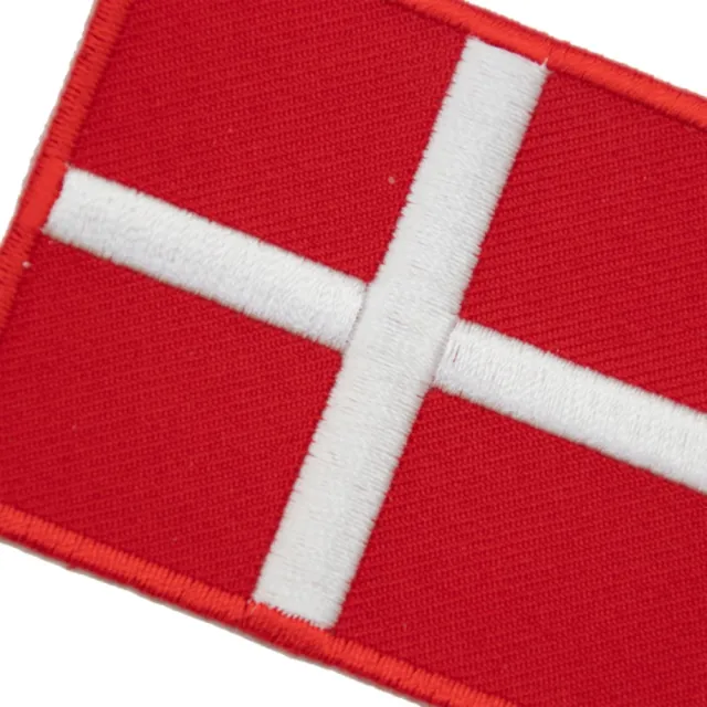 【A-ONE 匯旺】丹麥 Flag Patch肩章 電繡識別章 電繡立體繡貼 裝飾貼 布藝背包貼