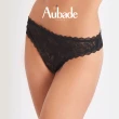 【Aubade】玫瑰物語蕾絲丁褲-HK(黑)