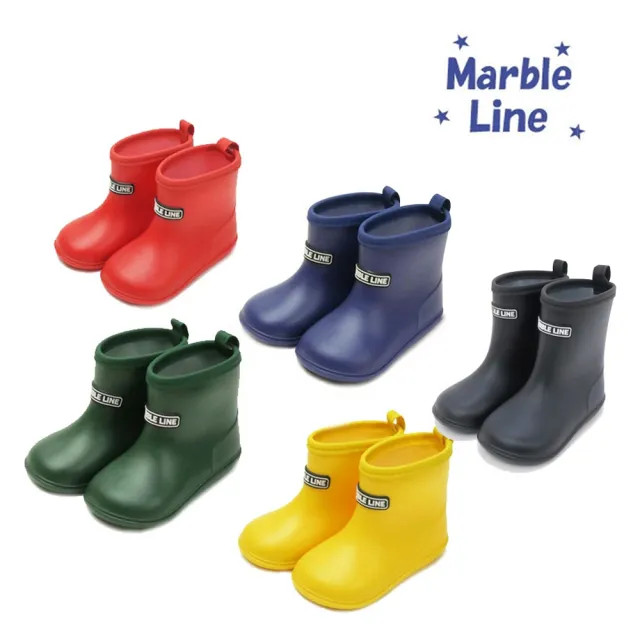 【日本MARBLE LINE】兒童雨鞋(B87661MA 黃色)
