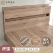 【藤原傢俬】全木芯板2層收納床頭3.5尺(不含床架)