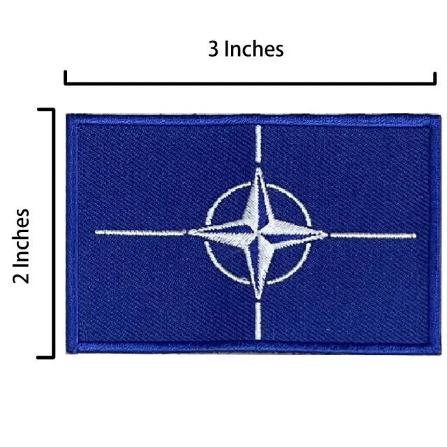 【A-ONE 匯旺】北約 NATO 刺繡貼布 電繡貼 背膠補丁 PATCH 刺繡士氣章 貼章 補丁