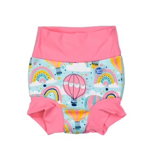 【Splash About 潑寶】尿布褲 銀離子抑菌 3D 雙層 游泳 -  彩虹熱氣球(嬰兒泳褲)