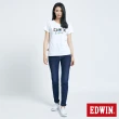 【EDWIN】女裝 JERSEYS 迦績EJ7透氣錐型牛仔褲(酵洗藍)