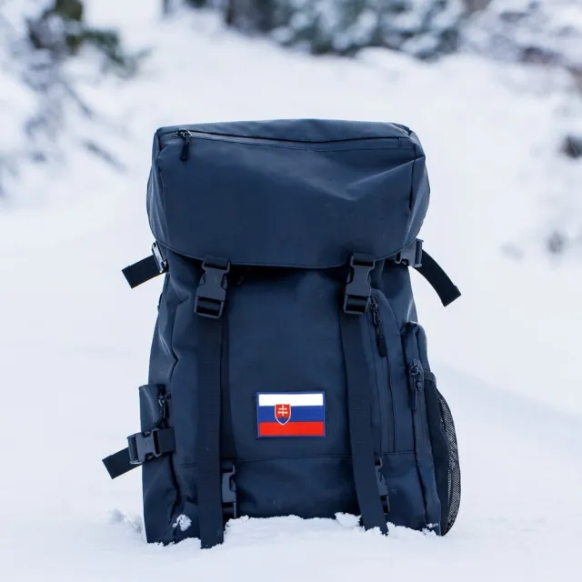 【A-ONE 匯旺】斯洛伐克 國旗燙貼 Flag Patch裝飾貼 布藝貼布繡 熨燙徽章 電繡識別