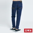 【EDWIN】男裝 大尺碼-JERSEYS 迦績EJ7透氣錐形AB牛仔褲(酵洗藍)
