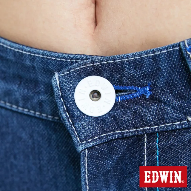 【EDWIN】女裝 JERSEYS 迦績EJ6超彈錐形牛仔褲(石洗綠)