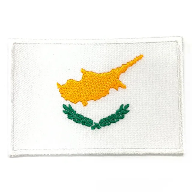 【A-ONE 匯旺】塞浦路斯 國旗布藝徽章 背膠背包貼 Flag Patch立體繡貼 熨斗士氣章