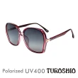 【Turoshio】TR90 網紅大框 高雅紅 2284 C4(偏光太陽眼鏡)