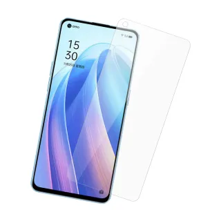 OPPO Reno7 5G 6.4吋 非滿版透明9H玻璃鋼化膜手機保護貼(3入 OPPOReno7保護貼)