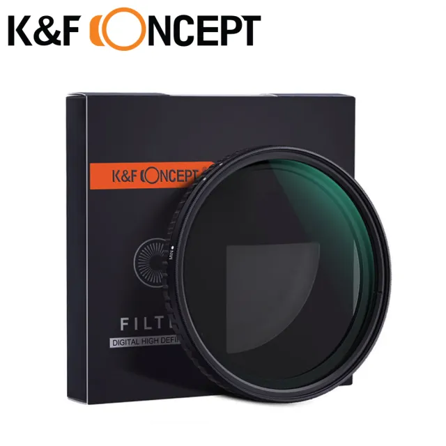 【K&F Concept】可調式減光鏡 82mm Nano-X ND8-ND128  防水抗污 日本AGC鏡片(KF01.1330)