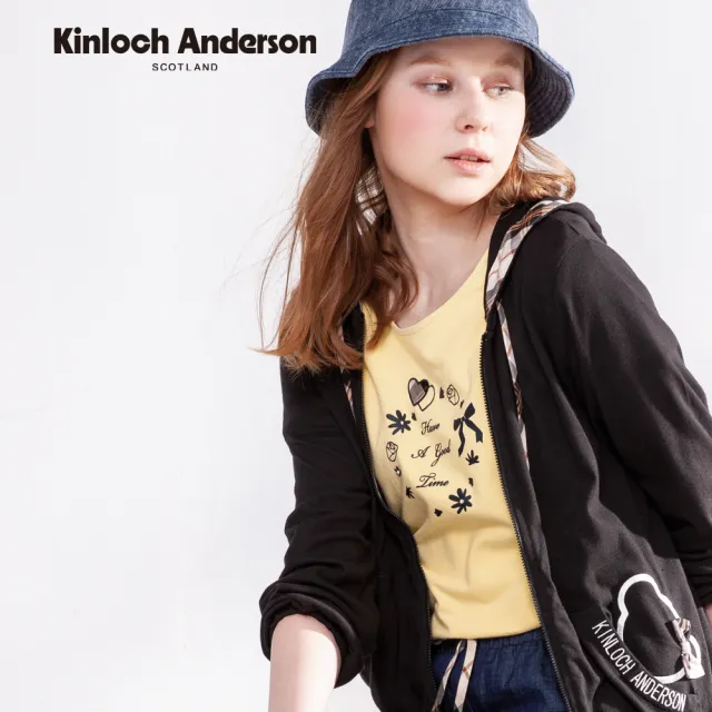 【Kinloch Anderson】印花刺繡上衣  金安德森女裝(黃)