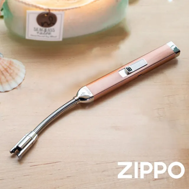 【Zippo官方直營】電弧型彈性可彎式多功能點火槍-玫瑰金(點火槍)