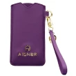 【AIGNER 艾格納】IPhone手機套(亮紫)