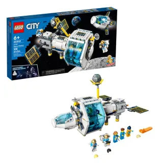 【LEGO 樂高】積木 城市系列 月球太空站 60349(代理版)
