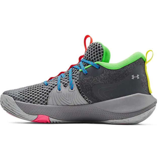 【UNDER ARMOUR】UA 男 Embiid 1籃球鞋 運動鞋_3024114-106(灰)