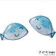 【Sayaka 紗彌佳】耳環 飾品  925純銀手繪蔚藍小鯨魚造型耳環 -單一色系