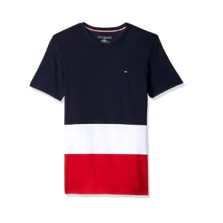 【Tommy Hilfiger】Tommy Hilfiger 圓領 短袖 純棉 T恤 短T 上衣(經典款)