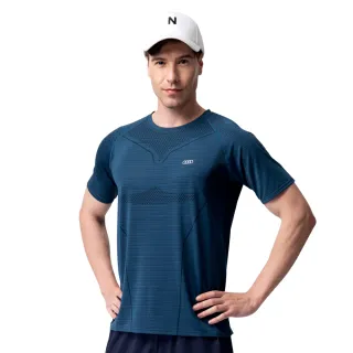 【Dreamming】潮酷動能透氣彈力運動圓領短T 抗UV 吸濕排汗(共三款)