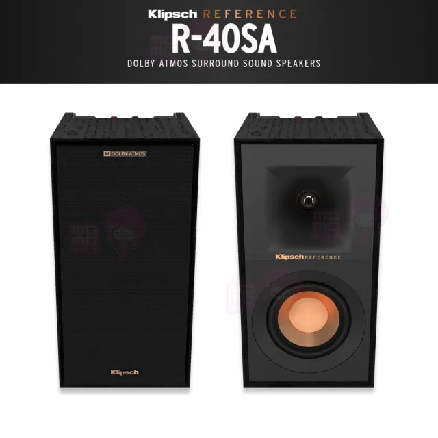 【Klipsch】R-40SA 被動式 天空聲道喇叭(杜比全景聲環繞喇叭/釪環 公司貨)