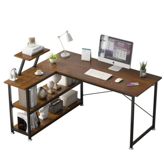 【E家工廠】L型工作桌 書桌 轉角桌(215-轉角電腦桌)