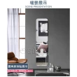 【Osun】三片裝壓克力安全鏡片全身鏡家居背景牆臥室浴室拼接裝飾鏡50x50cm(CE355)