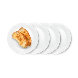 【CorelleBrands 康寧餐具】PYREX 靚白強化玻璃沙拉盤4件組