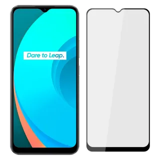 【Ayss】realme C11/6.5吋 超好貼滿版鋼化玻璃保護貼(滿膠平面滿版/9H/疏水疏油-黑)