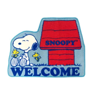 【SNOOPY 史努比】短絨止滑腳踏地墊/地毯