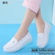 【J&H collection】真皮花瓣果凍軟底休閒鞋(現+預  藍色/粉色/銀色)