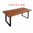 【哈維五金】台灣製雙外八造型鐵桌腳1610款(工業風桌腳)