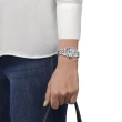 【TISSOT 天梭 官方授權】CARSON系列 簡約時尚月相腕錶 / 30mm 母親節 禮物(T1222231103300)