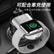 【OMG】Apple Watch S8 磁吸充電器 攜帶型二合一多充(白色-USB口)