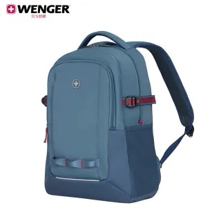 【WENGER 威戈】雙11 Wenger Ryde 16吋電腦後背包 32*47*21 灰/紅/藍(611990/611991/611992)