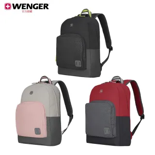 【WENGER 威戈】雙11 Crango 16吋電腦後背包 33*46*22 黑/紅/粉(611979/611980/611982)