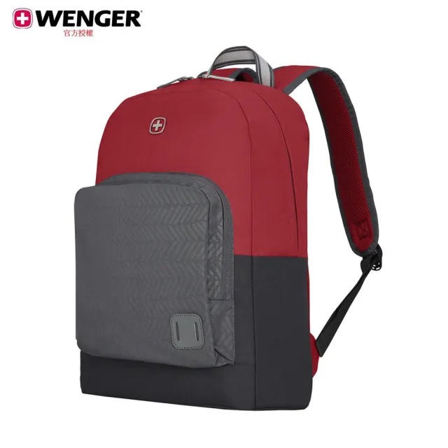 【WENGER 威戈】雙11 Crango 16吋電腦後背包 33*46*22 黑/紅/粉(611979/611980/611982)