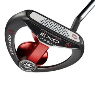 【Callaway 卡拉威】Odyssey EXO 2-BALL RING S 高爾夫球推桿 左手專用(Putter DFX 日規)