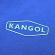 【KANGOL】短袖 短T 中性 涼感 藍 金屬感LOGO 休閒 男女(6225101894)