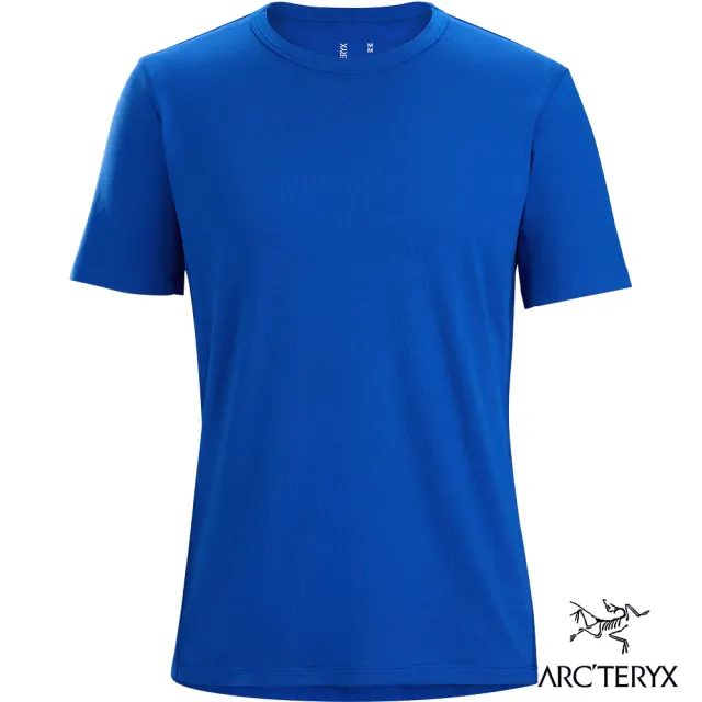 【Arcteryx 始祖鳥官方直營】男 Capitve 短袖 休閒 Tee(生命藍)