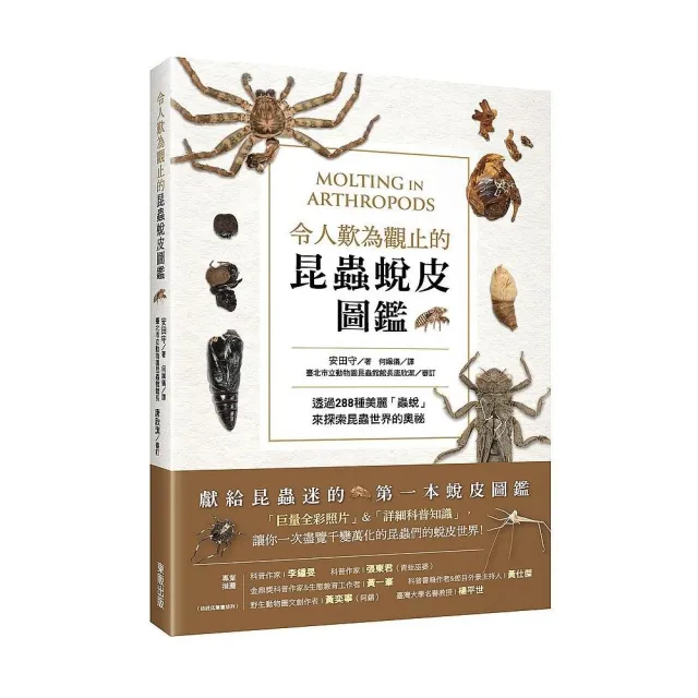 令人歎為觀止的昆蟲蛻皮圖鑑:透過288種美麗「蟲蛻」來探索昆蟲世界的奧祕