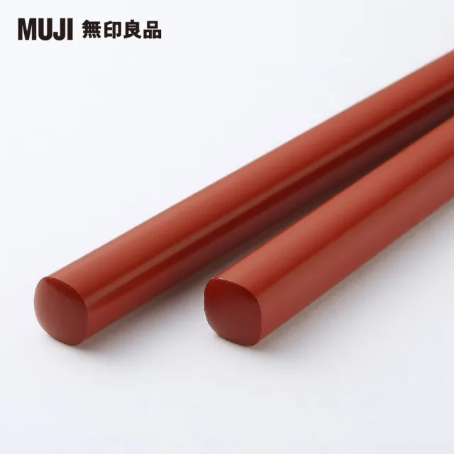 【MUJI 無印良品】馬拉斯木筷/紅色