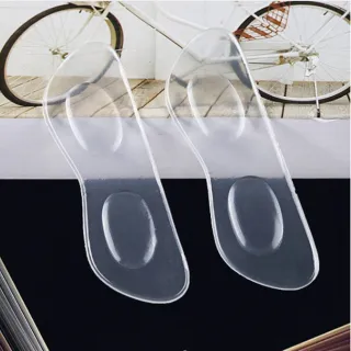 【MAGICSHOP】BB10透明矽膠果凍後跟貼二對(鞋鞋磨腳跟/差半碼/防水防磨)