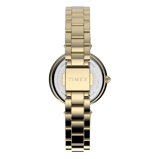 【TIMEX】天美時 風格系列 優雅知性女錶(黑x金 TXTW2V24100)