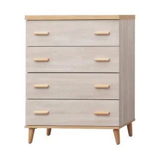 【綠活居】羅西斯  雙色2.7尺四抽斗櫃