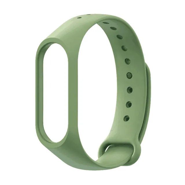 【ANTIAN】小米手環7/6/5通用 單色矽膠防水運動錶帶手腕帶(贈保護貼)