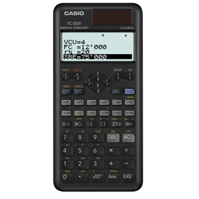 CASIO 卡西歐 第二代財務型計算機(FC-200V-2)