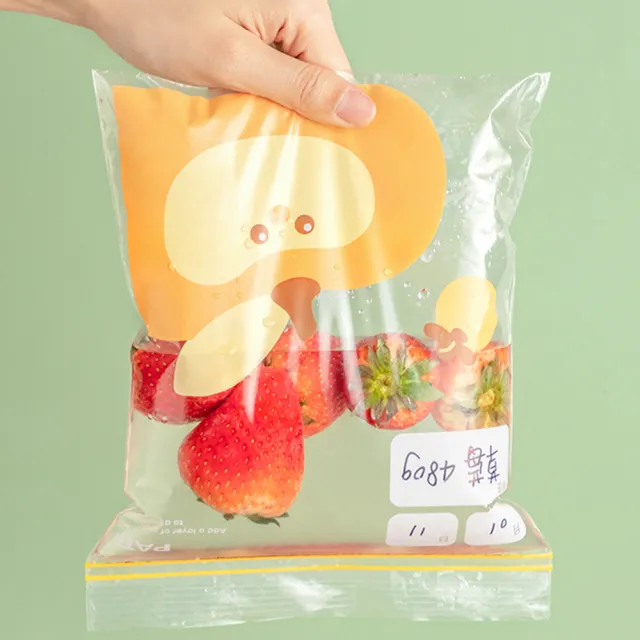 【QHL 酷奇】雙軌密封加厚夾鏈袋-大號-買一送一(可重複使用/保鮮袋/密實袋/夾鏈袋/防潮/防濕/食物保鮮)