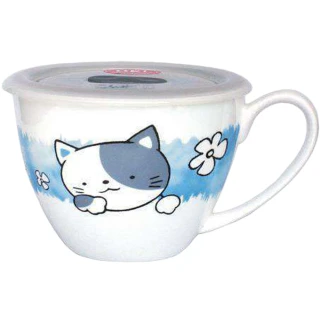 【HIYASU 日安工坊】氣密保鮮盒系列-骨瓷點心杯(600ml)