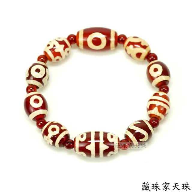 藏珠家】天地寶瓶兩眼蓮花虎牙財勾貴人虎牙天珠手鍊- momo購物網
